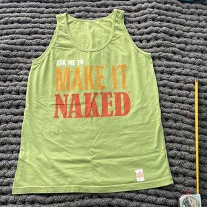 The Naked Turtle green tank top, women’s L